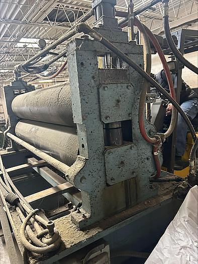 Used 62" WIDE EMBOSSER STATION - NO UNWIND OR REWIND