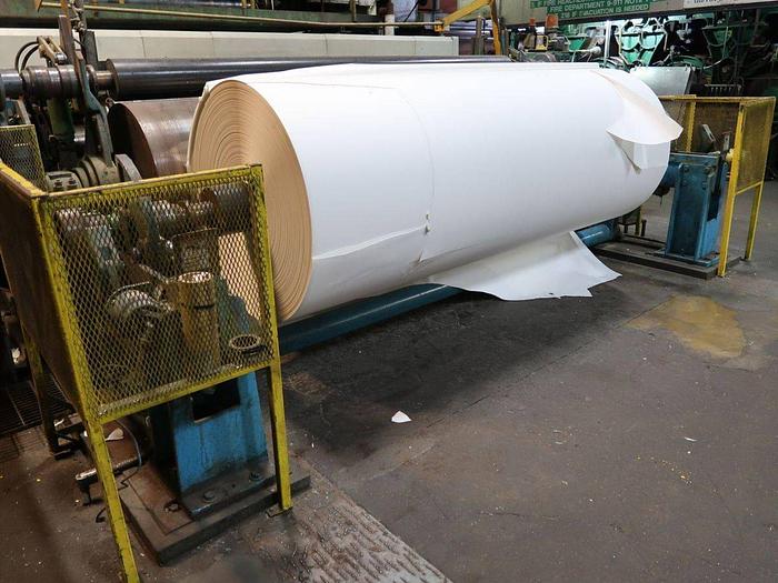 Used 130" MANCHESTER HORIZONTAL TRACK REEL