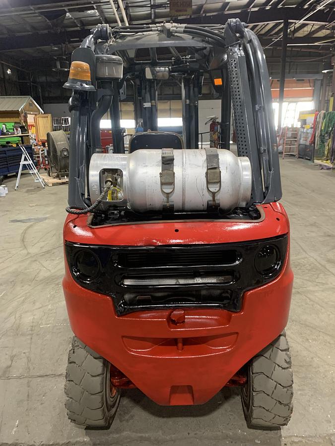 Used 5,000 LB. LINDE MDL H25T  2-STAGE MAST LH89"/RH120" CLASS III PNEUMATIC TIRES