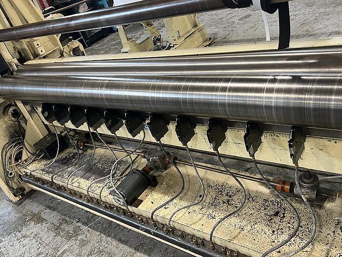 Used 84" CAMERON TWO DRUM SLITTER REWINDER FOR NONWOVENS