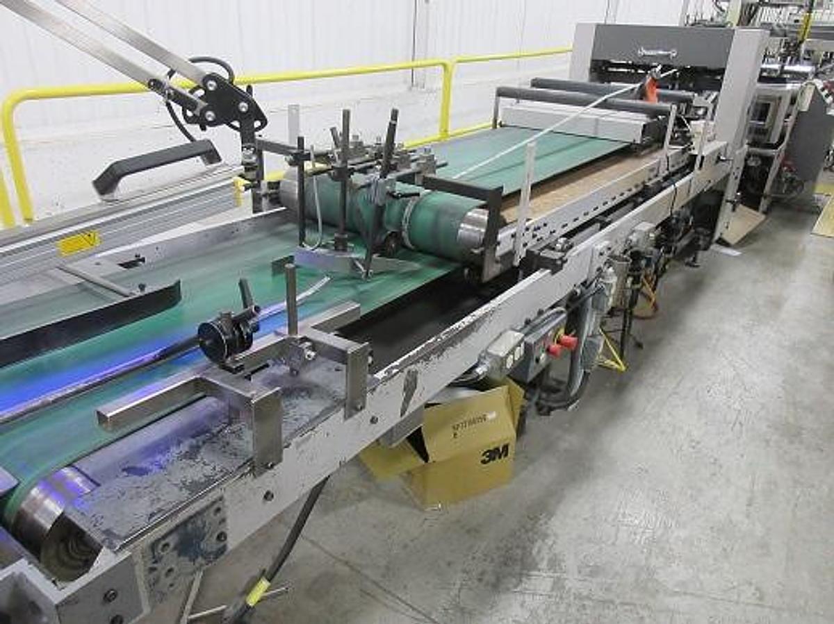 Used BOBST DOMINO 90 MATIC FOLDER GLUER 