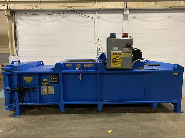 Used EXCEL MODEL EX-62 TWIN CYLINDER CLOSED DOOR BALER WITH CONVEYOR