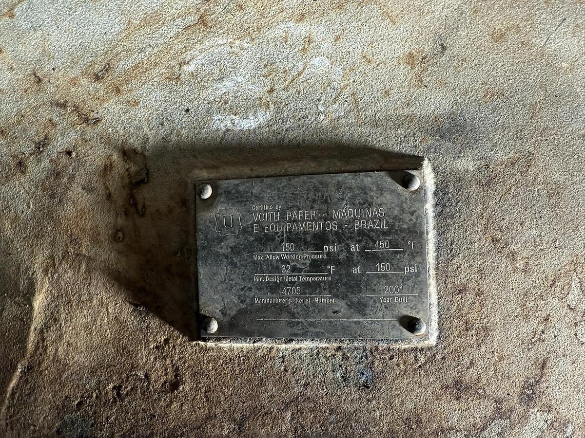 Used 110" (2.8M) VOITH FOURDRINIER PAPER MACHINE (2002) – LINERBOARD / TUBE & CORE – 72" DIAMETER DRYERS – DUAL SHOE PRESS (LBM)