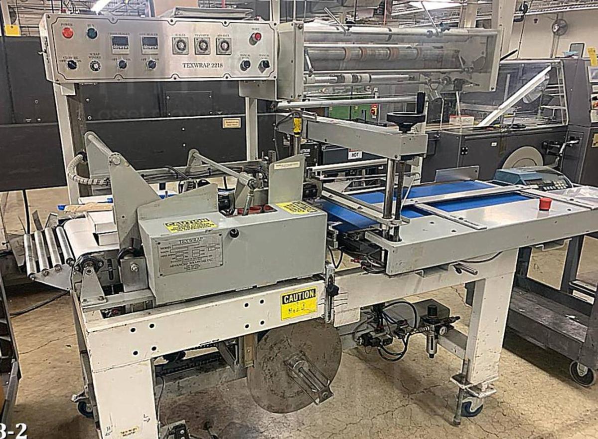 Used TEXWRAP MODEL 2218 AUTOMATIC L-BAR SEALER