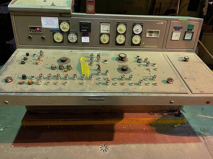 Used 169" JAGENBERG VARISTEP 65 TWO DRUM SLITTER REWINDER