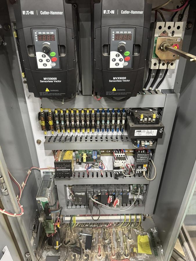 Used 60" WIDE LEVER LS1500 AUTOMATIC SINGLE KNIFE BALONEY CUTTER 16" DIAMETER