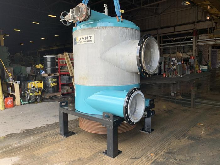 Used BLACK CLAWSON UV-600 PRESSURE SCREEN STAINLESS STEEL, SLOTTED BASKET PENDING JA