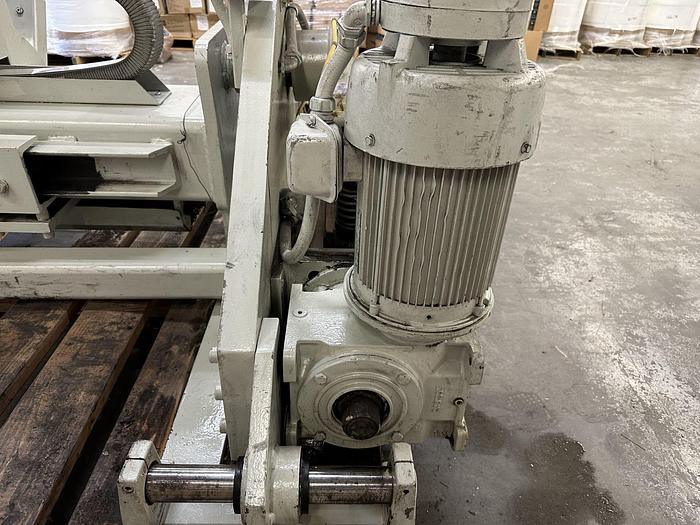 Used 60" WEBCO SHAFTLESS FLOOR PICK UP UNWIND STAND WITH EDGE GUIDE 60" DIAMETER