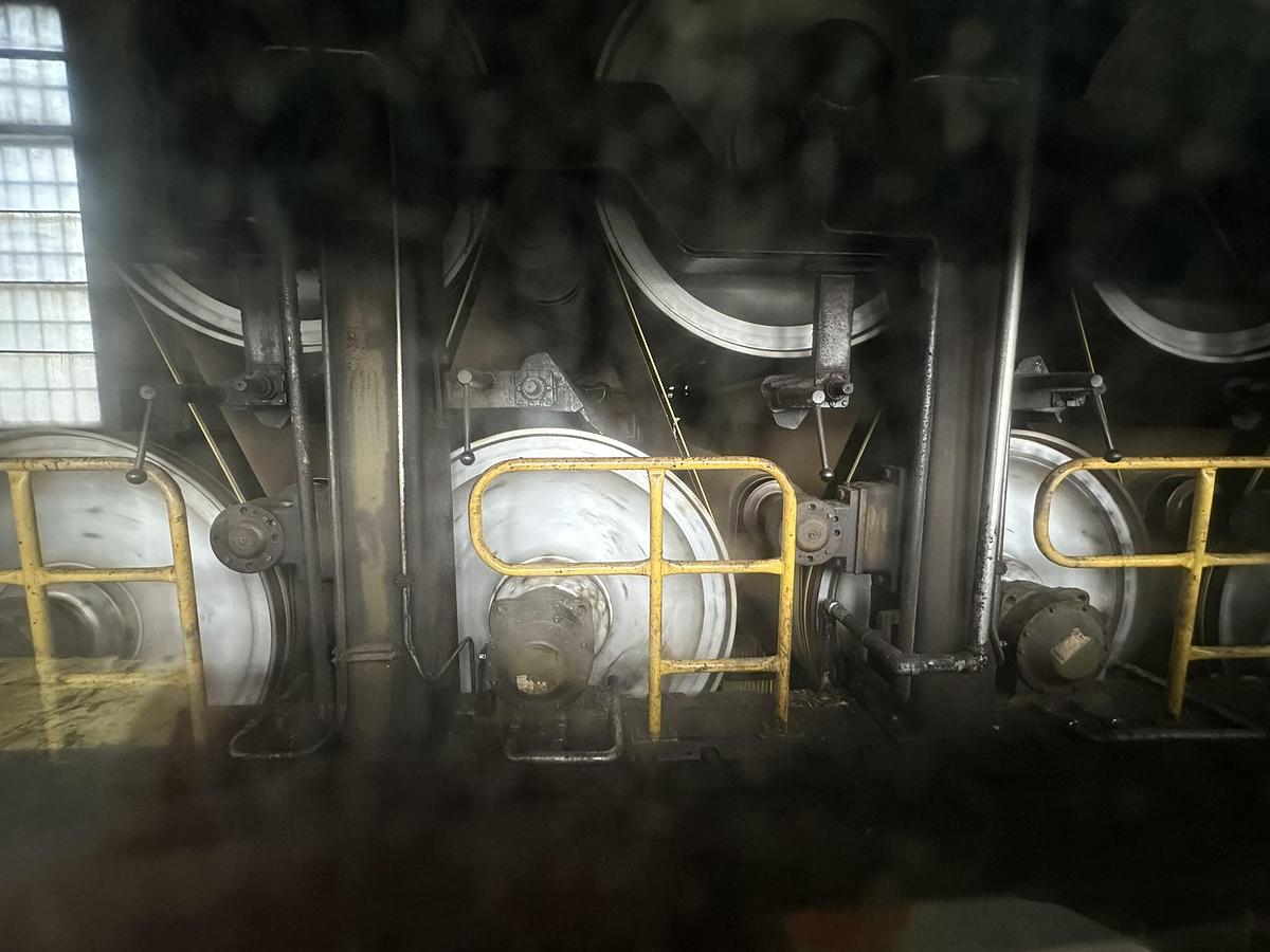 Used 110" (2.8M) VOITH FOURDRINIER PAPER MACHINE WITH DUOFORMER D SHOE PRESS SECTION MANUFACTURED 2002