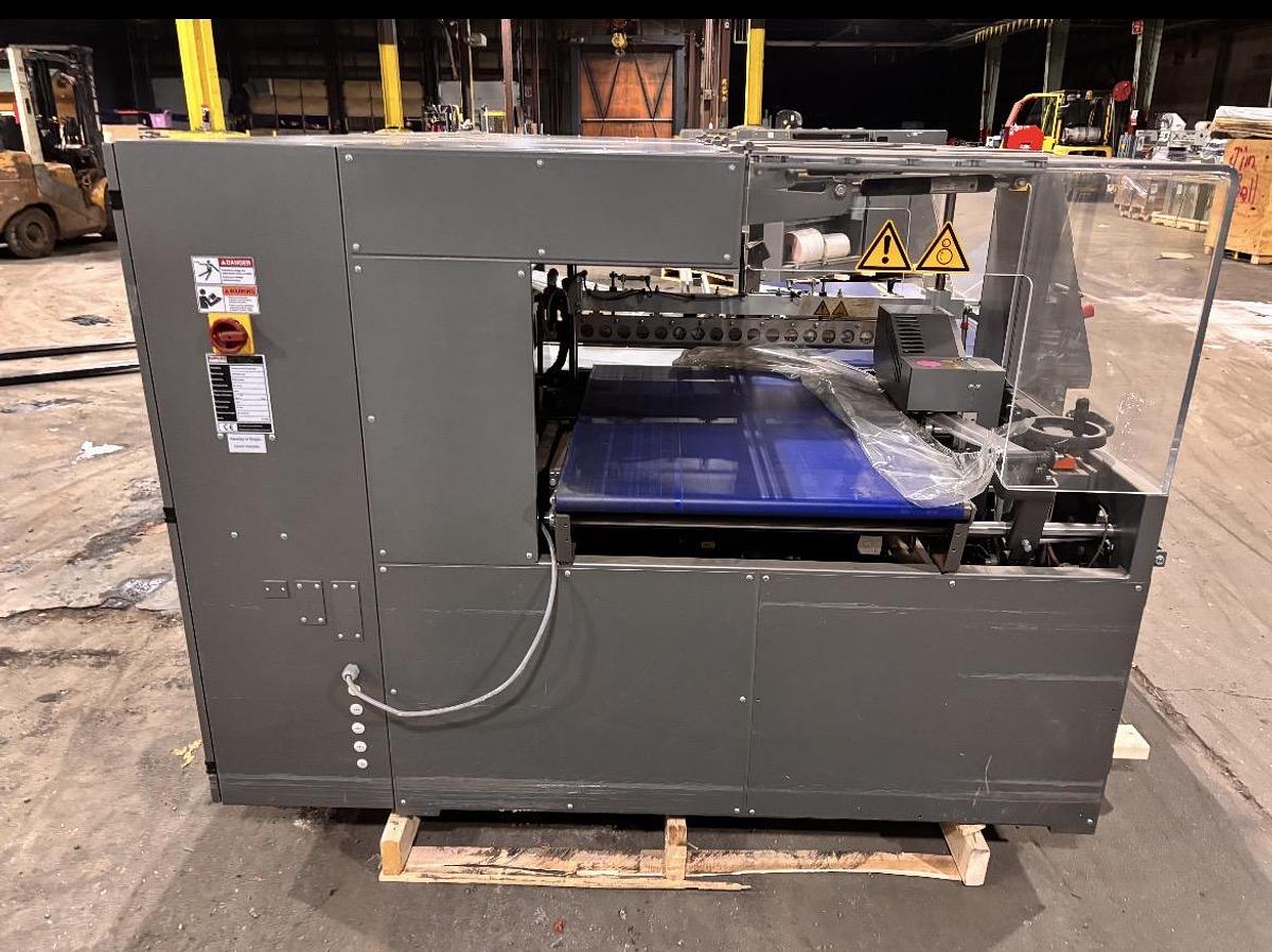 Used KALLFASS UNIVERSA 800 AUTOMATIC SIDE SEAL SHRINK WRAP SYSTEM MFG 2020