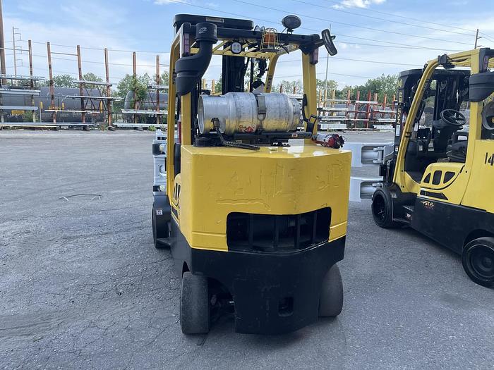 Used 12,000 POUND HYSTER S120FTPRS FORKLIFT WITH PAPER ROLL CLAMP MFG. 2017- PENDING SALE NF