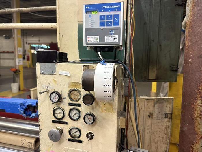 Used 60" DUSENBERY 840XY TWO DRUM SLITTER REWINDER