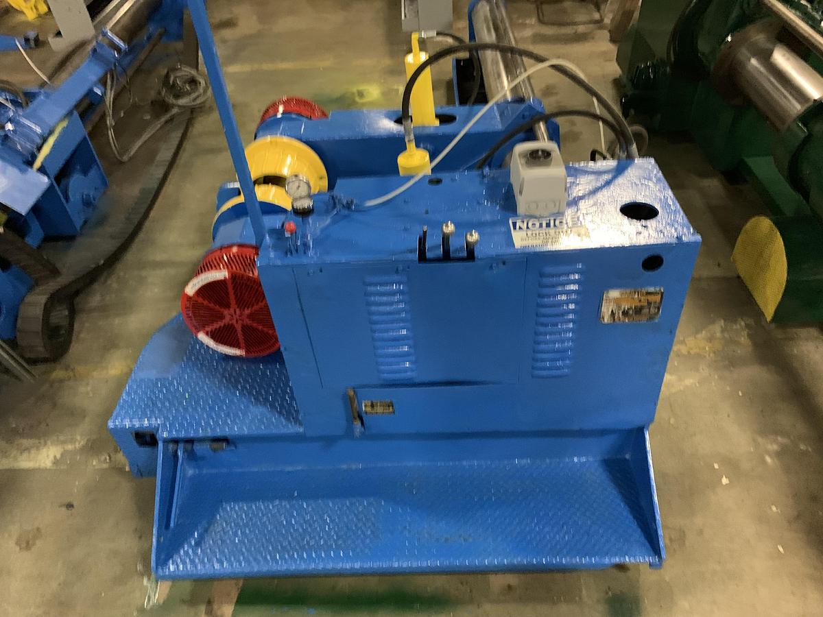 Used 60" MARTIN SHAFTLESS FLOOR PICK UP UNWIND STAND WITH MONTALVO BRAKES 60" DIAMETER (TWO AVAILABLE)