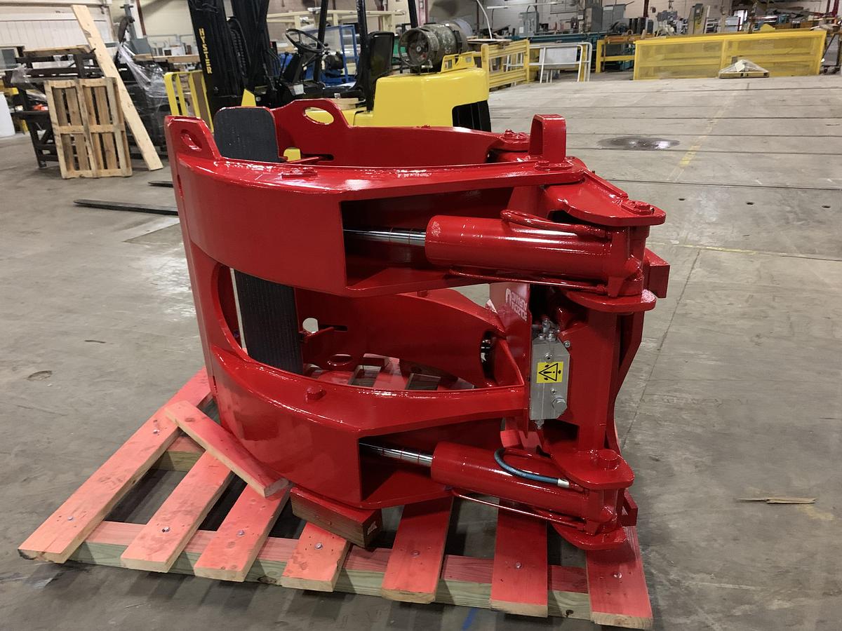 Used 72" BOLZONI AURAMO MODEL ARC-74-1472P PAPER ROLL CLAMP MANUFACTURED 2021