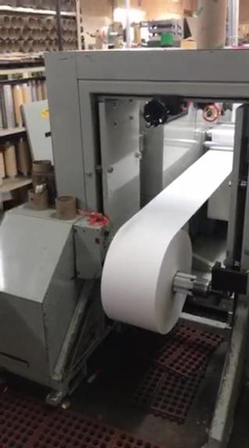 Used 13" ALLIED MODEL 313 4 COLOR 3 DIE STATION FLEXO PRESS