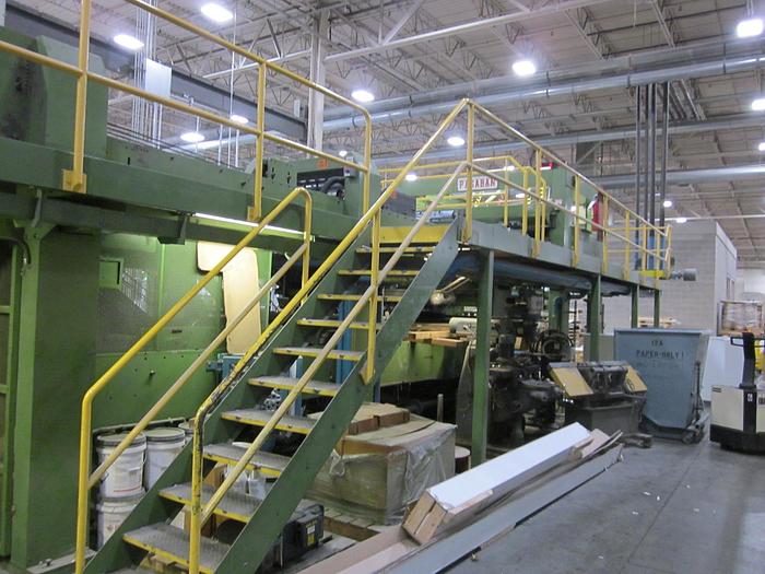 Used 80" PASABAN MODEL KST-2200 DUAL ROTARY KNIFE SHEETER DRIVE UPGRADE 2010