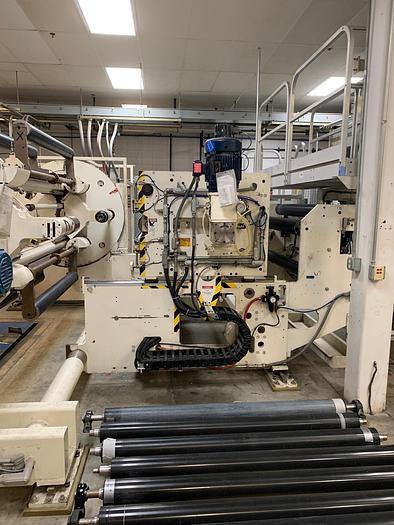 Used 66" GEOMETRICS TURRET REWINDER 40" OD CAPACITY - PENDING LS