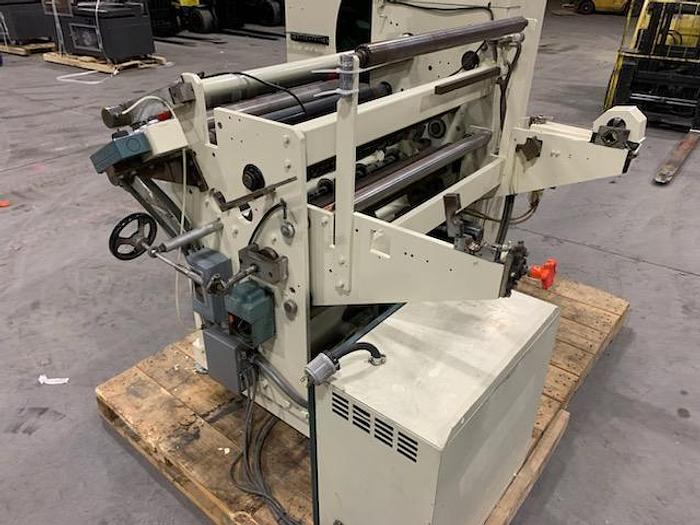Used 32" WIDE ARROW MODEL 325-21 DUPLEX SLITTER REWIND