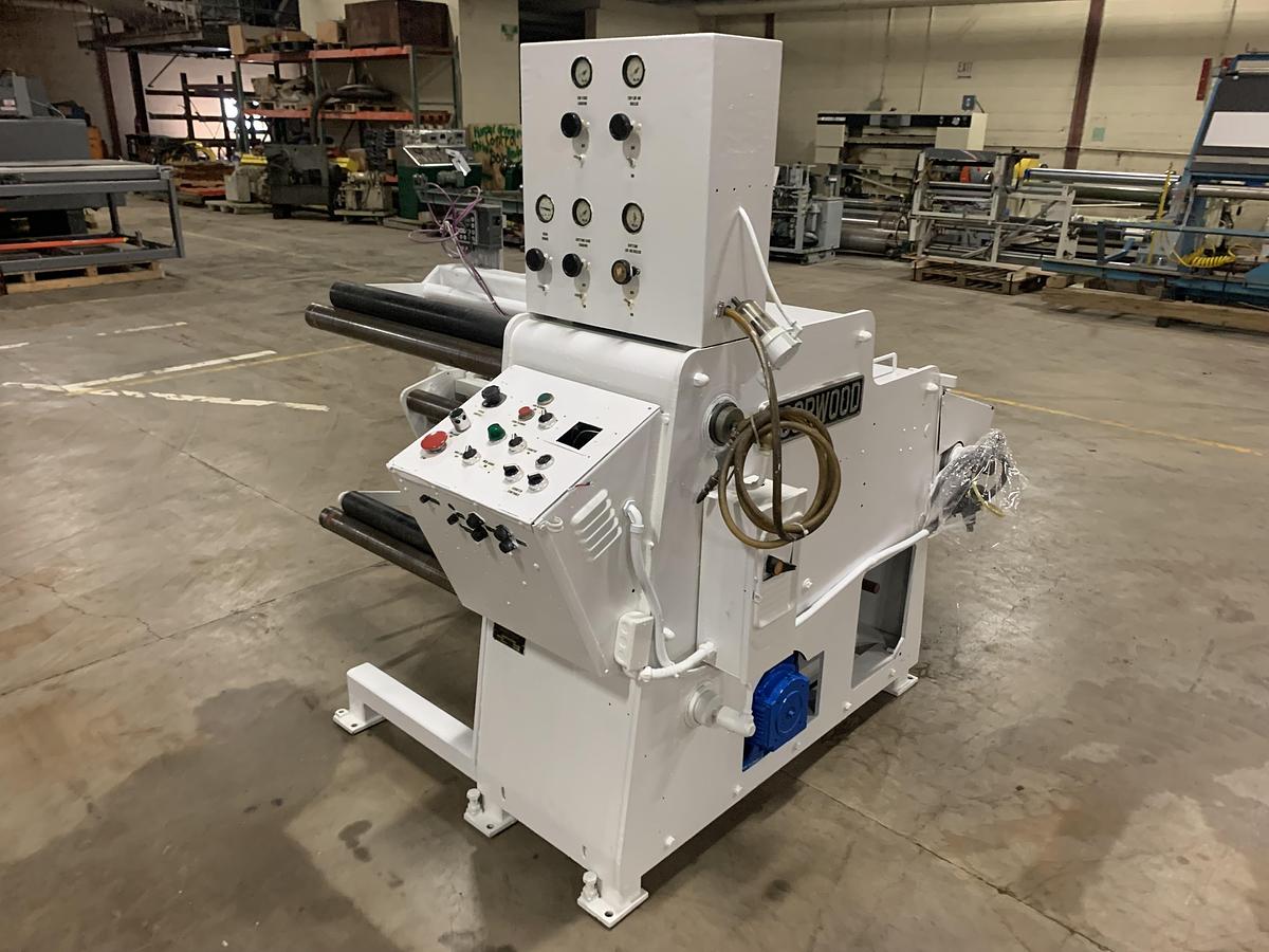 Used VOORWOOD MODEL 30-24/ 24R 30"  HIGH SPEED SLITTER WITH TRIM BLOWER