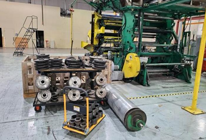 Used 55" WIDE KIDDER 6 COLOR STACK PRESS - PAPER & BOARD