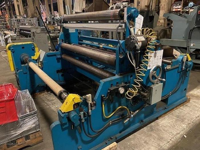 Used 60" WIDE KIDDER PAPER SLITTER REWINDER - UPDATED DRIVE - PENDING