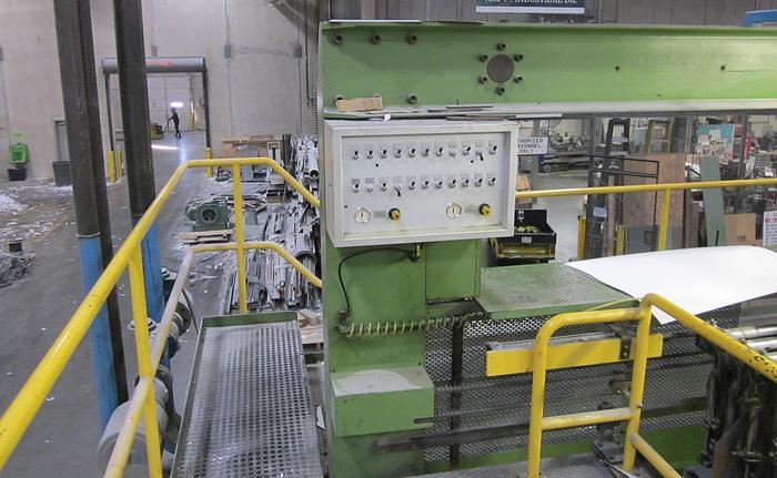 Used 80" PASABAN MODEL KST-2200 DUAL ROTARY KNIFE SHEETER DRIVE UPGRADE 2010