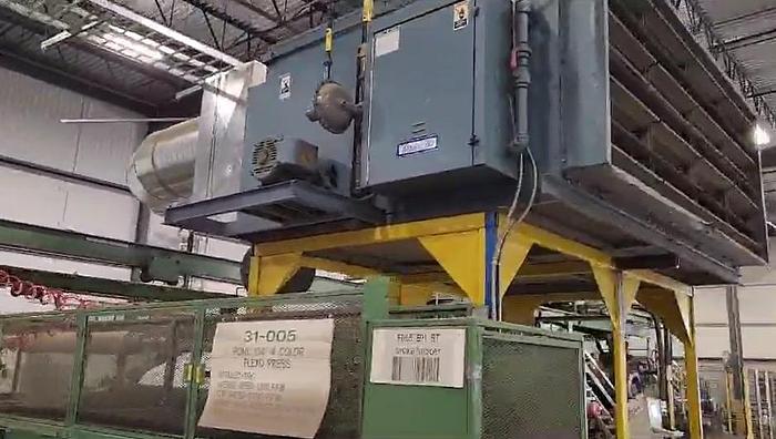 Used 135" WIDE PCMC 4 COLOR FLEXOGRAPHIC PRINTING PRESS ALLEN BRADLEY CONTROLS & SERVO UPGRADE 2013