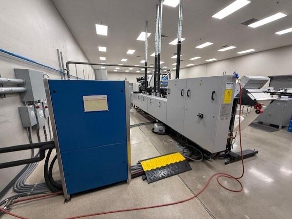 Used 17.5"/445mm GALLUS LAVELMASTER 440 8 COLOR FLEXO PRESS MFG 2022