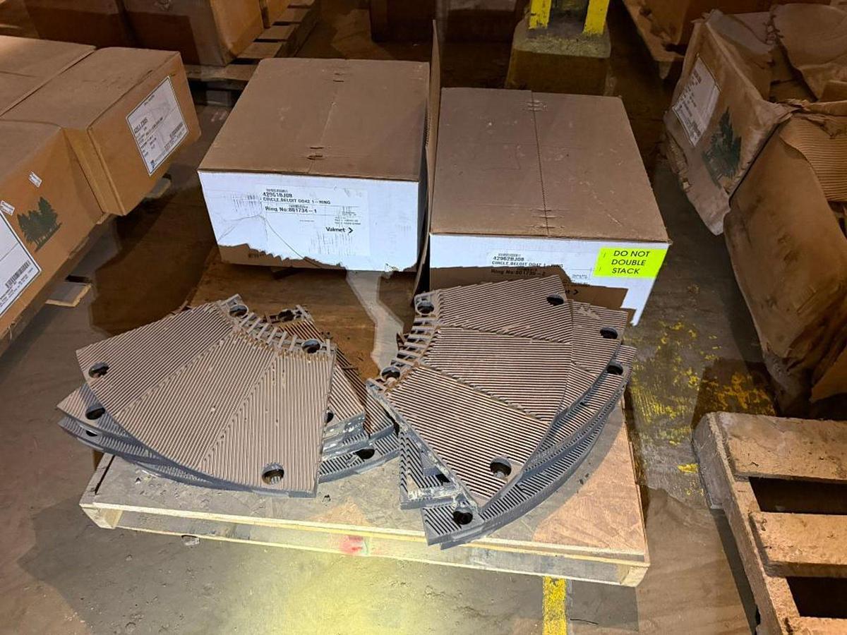 Used VARIOUS GL&V ALLOY REFINER PLATES