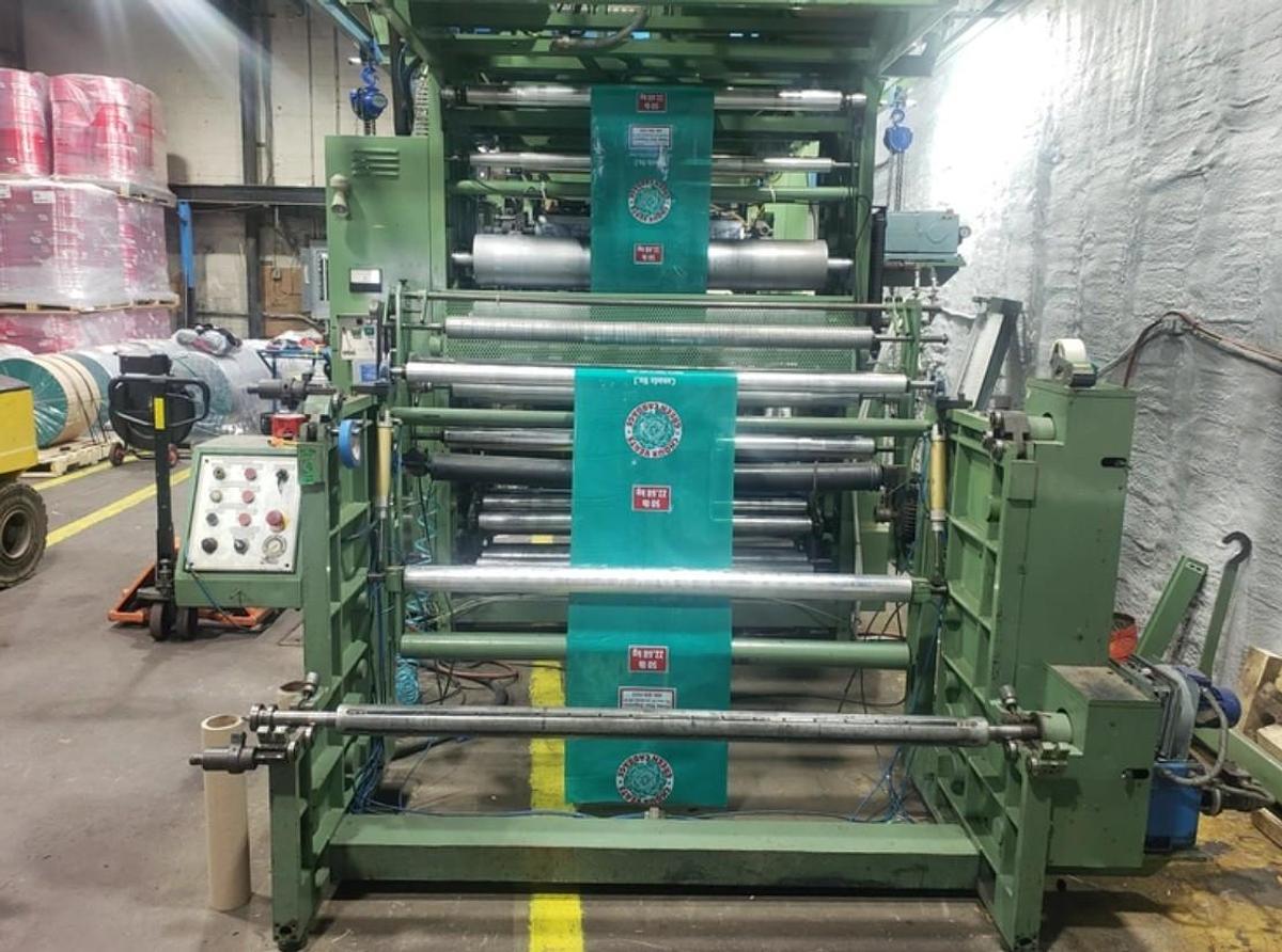 Used 58" WIDE UTECO 6 COLOR STACK PRESS MODEL GOLD RR608