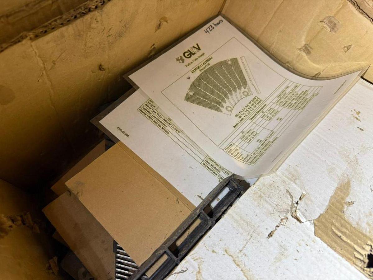 Used VARIOUS GL&V ALLOY REFINER PLATES