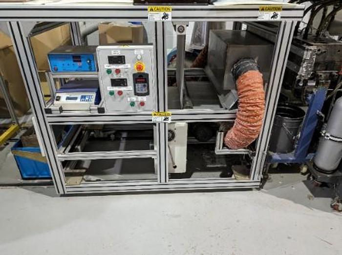 Used 24" WIDE (600MM) BFE PP MELTBLOWN FABRIC MAKING LINE