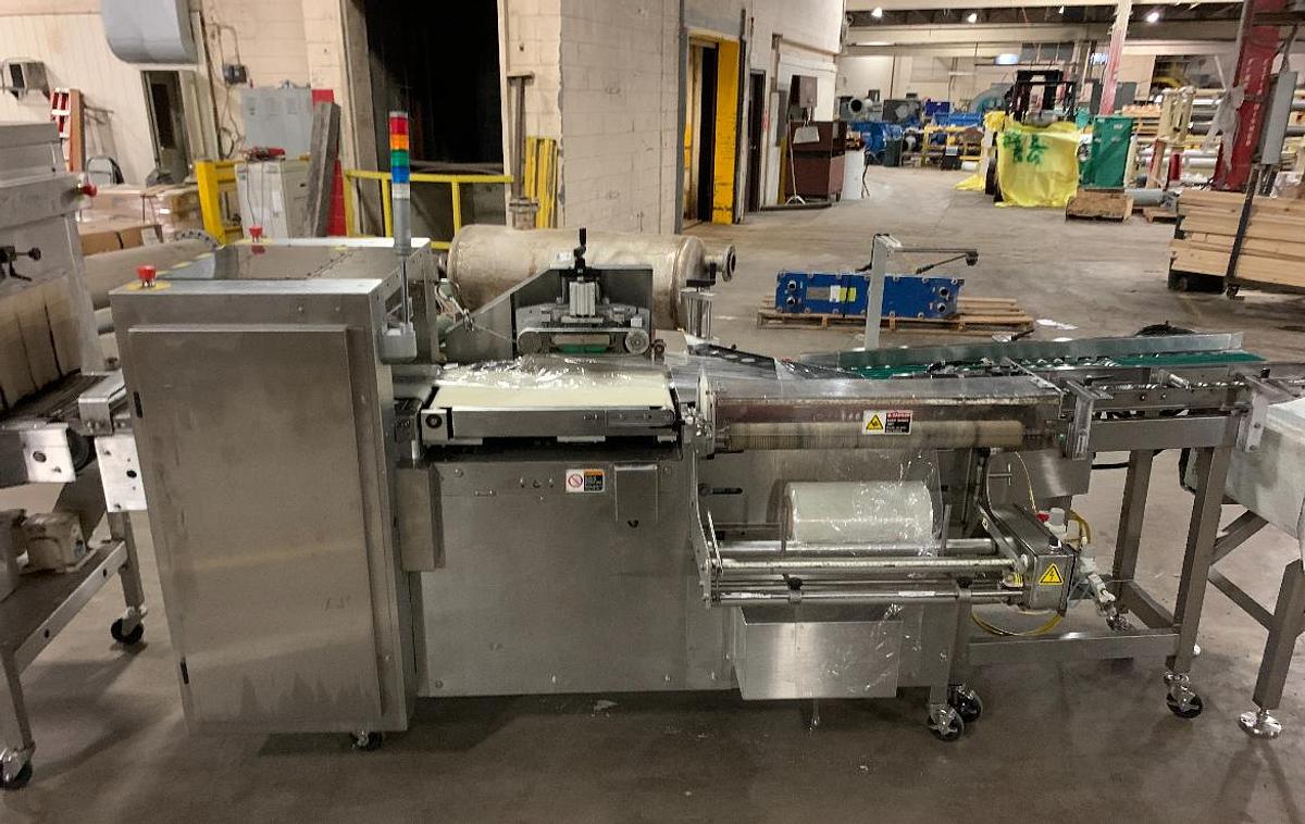 Used SHANKLIN F-1A CDA STAINLESS STEEL FOOD GRADE SIDE SEAL SHRINK WRAPPER