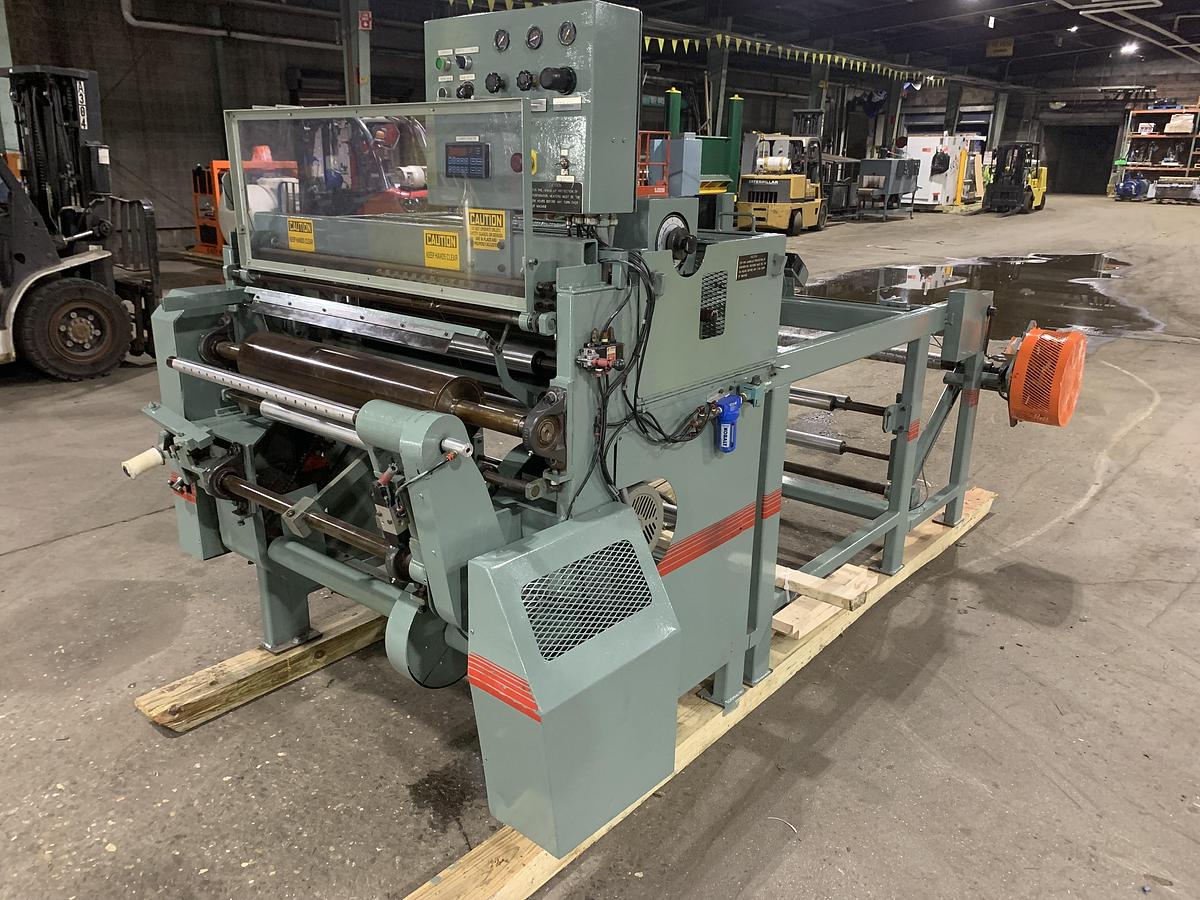 Used 30" WIDE ELSNER MODEL MPR 30 CANTILIVERED SLITTER REWINDER