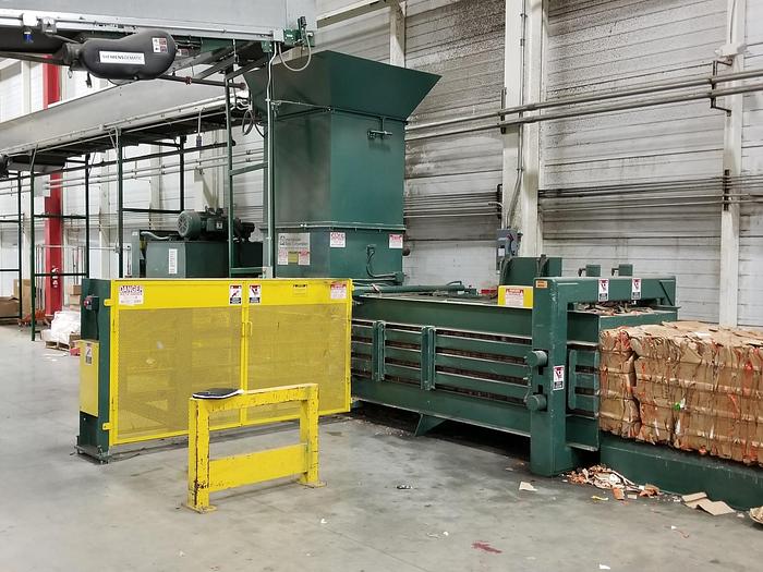 Used INTERNATIONAL BALER CO. HORIZONTAL AUTO TIE BALER 50HP 8 INCH CYLINDER