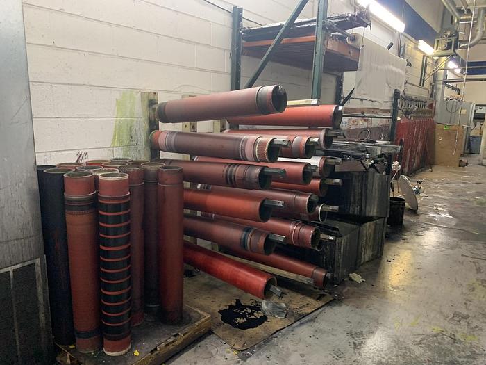 Used 40" ROTOMEC MODEL RS 4003 10 COLOR ROTOGRAVURE PRESS (SOLVENT INK) MFG. 2006