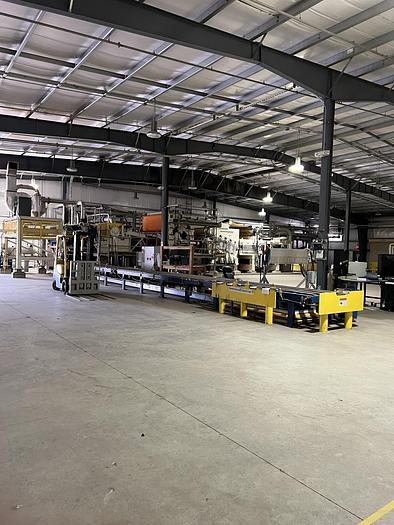 Used 2.5M PRESS TECHNOLOGIES - HYMAC WETLAP MACHINE MODEL 100 HP-SF WITH HEAVY DUTY PRESS COMPLETELY REBUILT  2018