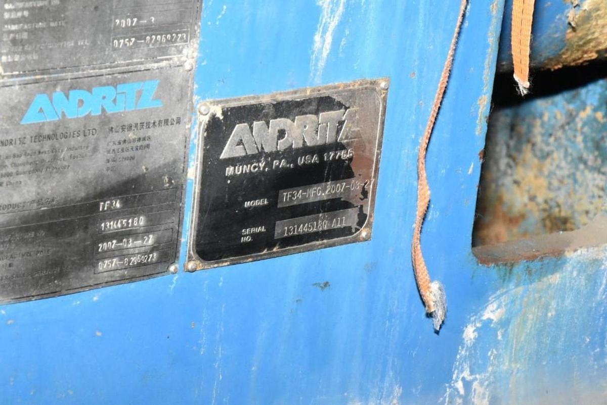 Used ANDRITZ TF34 TWINFLO REFINER