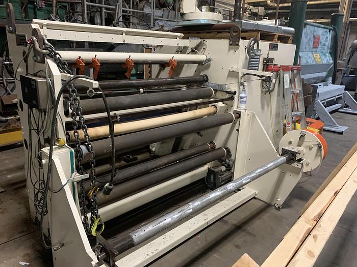 Used 63" DUSENBERY MODEL 835 L3 DUPLEX CANTILEVERED SLITTER REWINDER