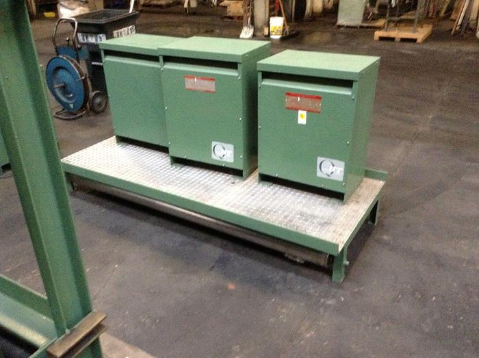 Used 74" DUSENBERY MODEL 260 FS DUPLEX CENTER SURFACE SLITTER REWINDER NO UNWIND