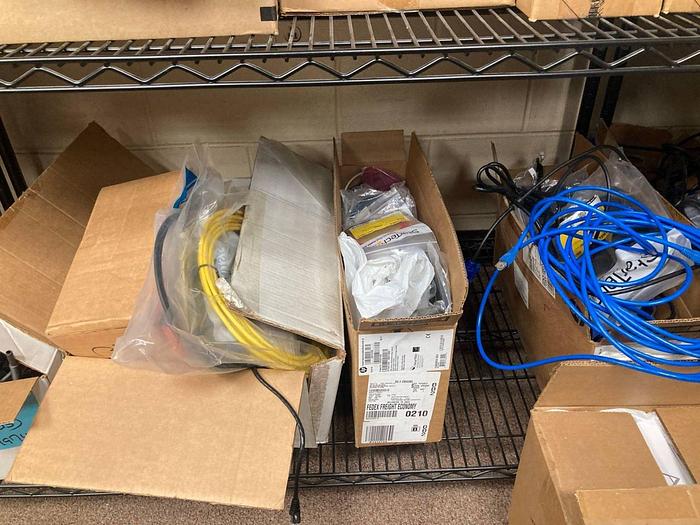 Used CONTENTS ON SHELVING SPARE IT GEAR