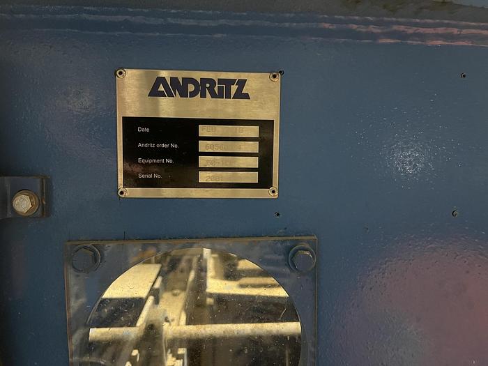 Used ANDRITZ REFINER MODEL 50-1CP PRESSURIZED MFG 2018 - PENDING
