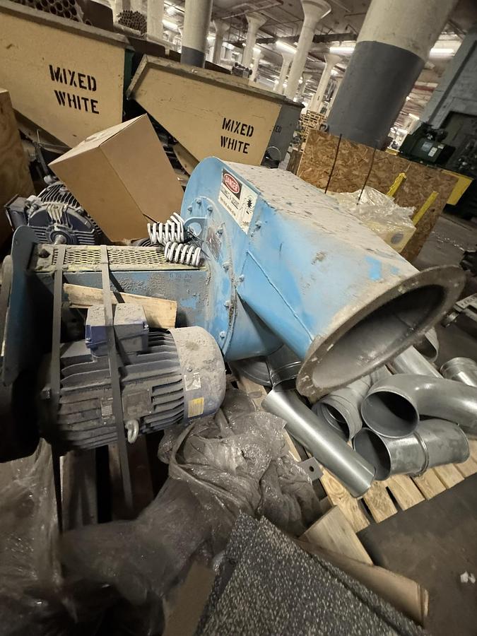 Used BLOAPCO MODEL 25-4 BLOWER WITH MOTOR