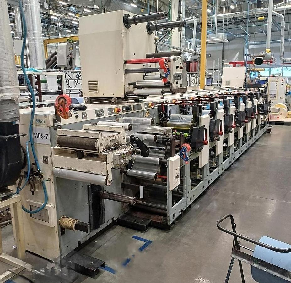 Used 13"/330mm MPS EF 330/7 COLOR LABEL PRESS