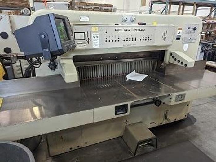 Used 45" WIDE POLAR-MOHR MODEL 115CE ELTROMAT GUILLOTINE CUTTER