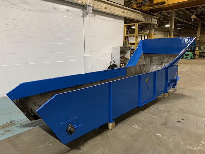 Used EXCEL MODEL EX-62 TWIN CYLINDER CLOSED DOOR BALER WITH CONVEYOR