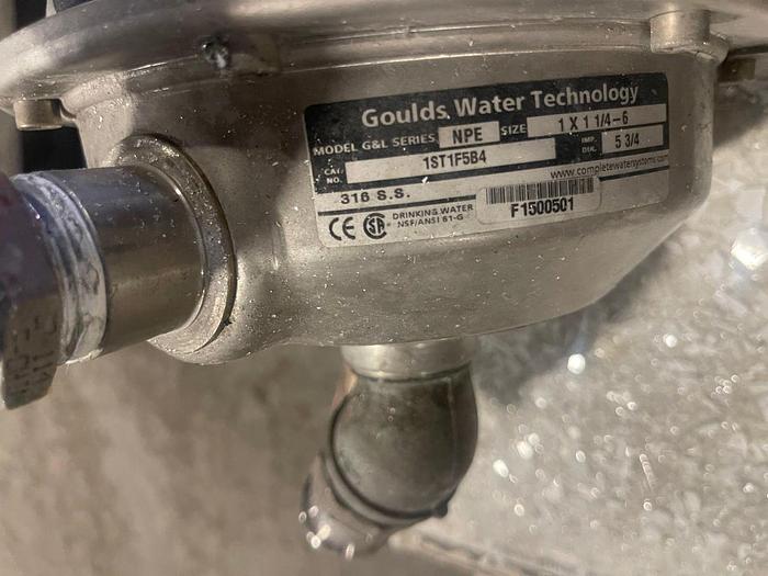 Used GRUNDFOS 1 HP PUMP MODEL CRN1S-15 A FGJ-G-E-HQQE