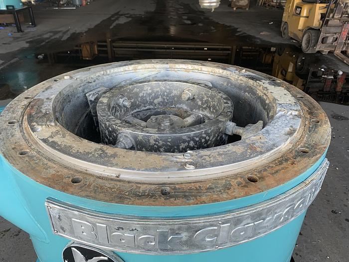 Used BLACK CLAWSON UV-100 PRESSURE SCREEN STAINLESS STEEL W/ MOTOR 2 OF 3