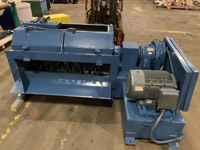 Used MAREN MODEL 60 SHREDDER W/ INCLINE CONVEYOR AND DUMPER
