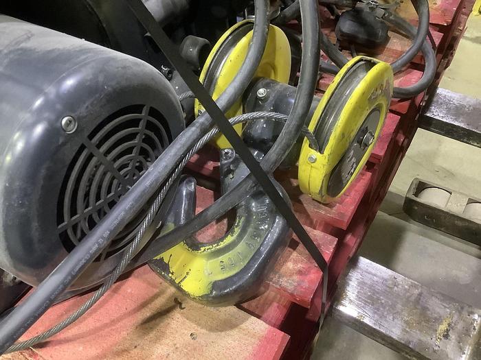 Used 2006 3 TON KONECRANES ELECTRIC TROLLY HOIST